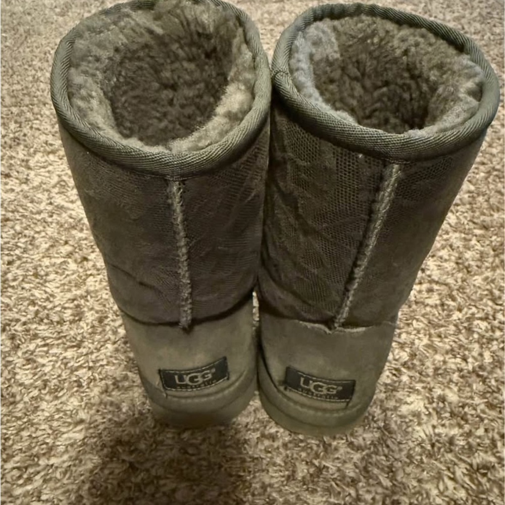 Gray Short Ugg Boots (size 6) - Picture 2 of 4